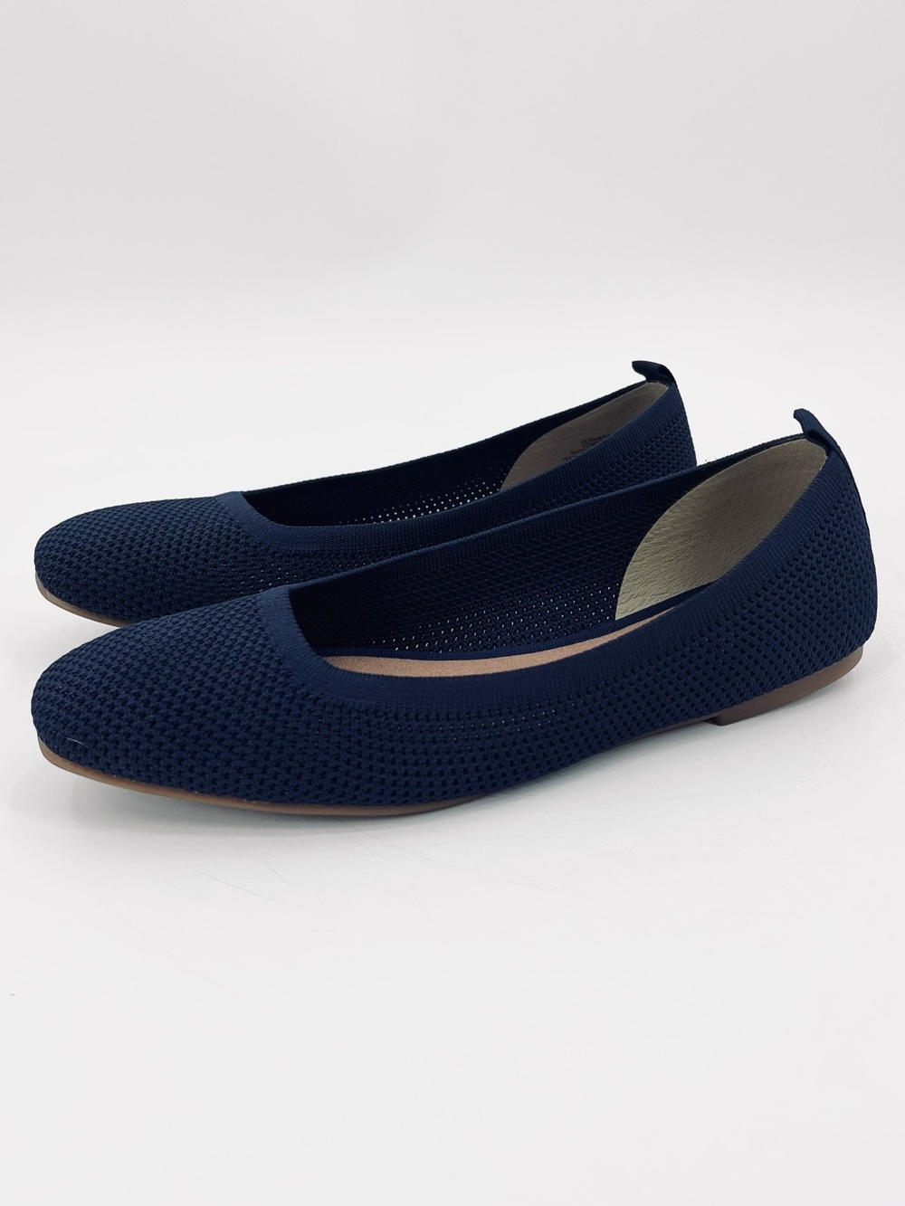Lucky Brand Navy Blue Daneric Washable Knit Comfort Ballet Flats Size 10M